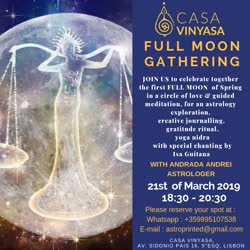 Portugal: Spring Equinox Full MOON Gathering in Libra – Astrology and Yoga Nidra – Lisbon