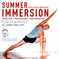 Portugal: SUMMER IMMERSION – Practice, Pranayama and Philosophy – w/ Hugo Abecassis – Lisbon