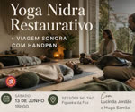 Portugal:
Yoga Nidra Restaurativo e Viagem Sonora com Handpan - no Tao - Figueira da Foz