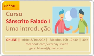 Curso Online "Sânscrito Falado I" – c/ Paulo Meira