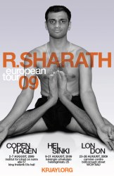 Copenhaga, Helsínquia e Londres: Visita de Sri R. Sharath à Europa 2009 