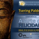 Portugal: Conferência de Tsering Paldrön sobre “A Arte da Felicidade” em Leiria