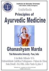 Portugal – Conferência: Principles of Ayurvedic Medicine por Ghanashyam Marda na Universidade Católica Portuguesa