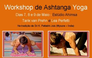 Portugal: Workshop de Ashtanga Yoga com Tarik van Prehn (Brasil) e Lea Perfetti (USA)
