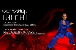 Portugal: Workshop de Tai Chi na Dancelife de Matosinhos pelo Mestre Sérgio Terramoto