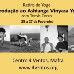 Portugal: Retiro de Introdução ao Ashtanga Vinyasa Yoga com Tomás Zorzo no Centro 4Ventos em Mafra