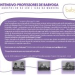 Portugal: Curso Intensivo Babyoga Portugal | Funchal | 2 a 5 Agosto, 2012