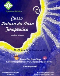 Portugal: Leitura da Aura Terapêutica com Duarte Gomes na Escola Sat Nam Yoga e Yoga Om em Oeiras