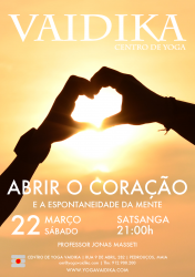 Portugal: Satsanga: Abrir o Coração com Jonas Masseti na Maia