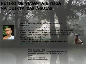 Portugal: Retiro de Vedanta e Yoga com Jonas Masetti e Paulo Vieira na Quinta das Águias