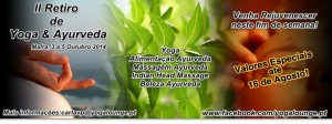 Portugal: II Retiro de Yoga e Ayurveda (Mafra – Centro 4ventos) Portugal: II Retiro de Yoga e Ayurveda (Mafra – Centro 4ventos)