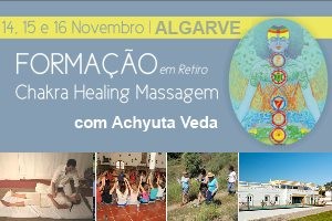 Portugal: FORMAÇÃO de CHAKRA HEALING MASSAGEM com Achyuta Veda no Algarve Portugal: FORMAÇÃO de CHAKRA HEALING MASSAGEM com Achyuta Veda no Algarve