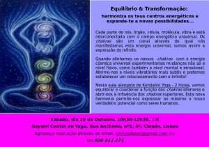 Portugal: Equilíbrio & Transformação: harmoniza os teus centros energéticos… e expande-te a novas possibilidades… Portugal: Equilíbrio & Transformação: harmoniza os teus centros energéticos… e expande-te a novas possibilidades…