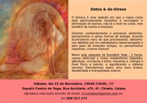 Portugal: DETOX & DE-STRESS com Cristina Gondar em Lisboa Portugal: DETOX & DE-STRESS com Cristina Gondar em Lisboa