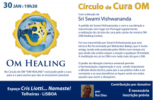 Portugal: Círculos OM HEALING no Cris Liotti em Lisboa Portugal: Círculos OM HEALING no Cris Liotti em Lisboa
