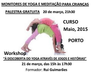 Portugal: Monitores de Yoga e Meditação Para Crianças – Palestra Workshop e Curso