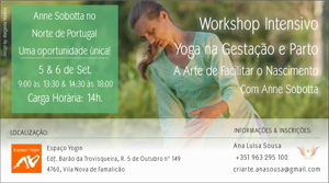 Portugal: Workshop Intensivo: Yoga na Gestação e Parto com Anne Sobotta