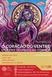 Portugal: Formação – O CORAÇÃO DO VENTRE: O ÚTERO DO FÍSICO AO CÓSMICO – com Cátia Jani Martins Portugal: Formação – O CORAÇÃO DO VENTRE: O ÚTERO DO FÍSICO AO CÓSMICO – com Cátia Jani Martins