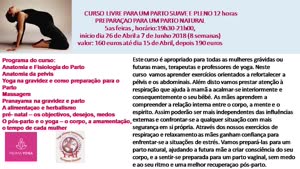 Portugal: Curso livre de Yoga para um Parto Suave e Pleno – Lisboa