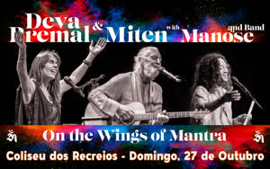 Portugal: Concerto Deva Premal & Miten com Manose em Portugal