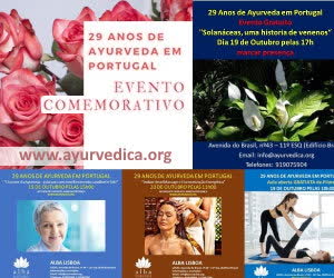 Portugal: Comemoração dos 29 anos do Início da Ayurveda em Portugal – pela ALBA – Eventos Gratuitos – Lisboa