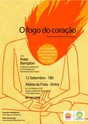 Portugal: Lançamento do livro e conversas sobre o Fogo do Coração – c/ Peter Bampton – Sintra