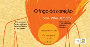 Portugal: Lançamento do livro e conversas sobre o Fogo do Coração – c/ Peter Bampton – Lisboa