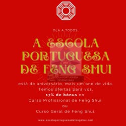 Portugal: Aniversário da Escola Portuguesa de Feng Shui