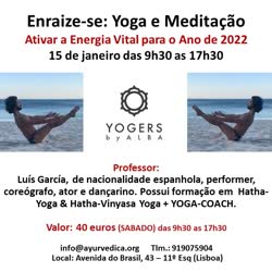 Portugal: Yoga e Meditação c/ o Professor Espanhol Luís García – na ALBA