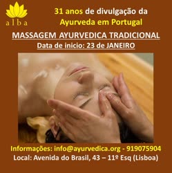 Portugal: Massagem Ayurvédica Tradicional – Domingos na ALBA