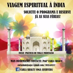 Portugal: VIAGEM ESPIRITUAL À ÍNDIA COM YOGA E MEDITAÇÃO – c/ Carla Shakti