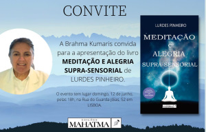 Portugal: Apresentação do livro "Meditação e Alegria Supra-Sensorial" – de Lurdes Pinheiro – na Brahma Kumaris