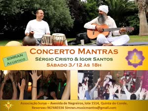 Portugal: Concerto Mantras – c/ SIMRAN – Sesimbra