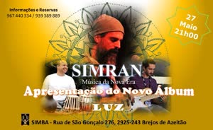 Portugal: SIMRAN – Lançamento de Novo Álbum – Setúbal