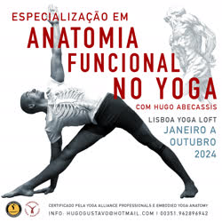 Portugal: Curso de Especialização em Anatomia Funcional do Yoga – c/ Hugo Abecassis