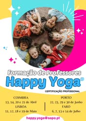 Portugal: Formação de Professores Happy Yoga – c/ Sónia Vicente Portugal: Formação de Professores Happy Yoga – c/ Sónia Vicente
