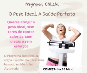 Portugal: Programa Online "O Peso Ideal, a Saúde Perfeita" – c/ Carla Shakti