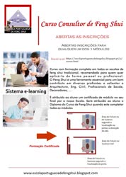 Portugal: Curso de Feng Shui Para Consultores